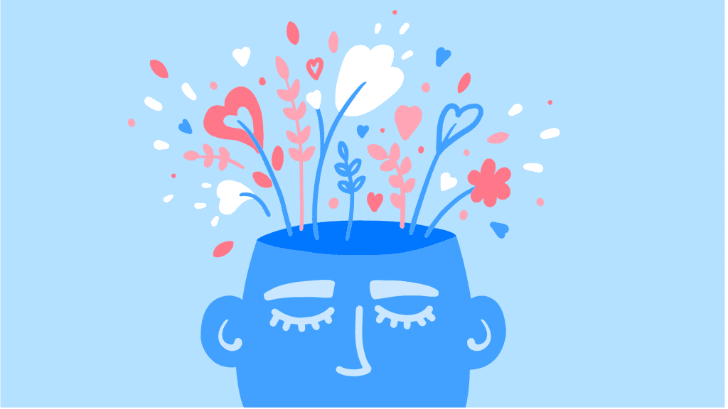 El cerebro de una persona con buena salud mental